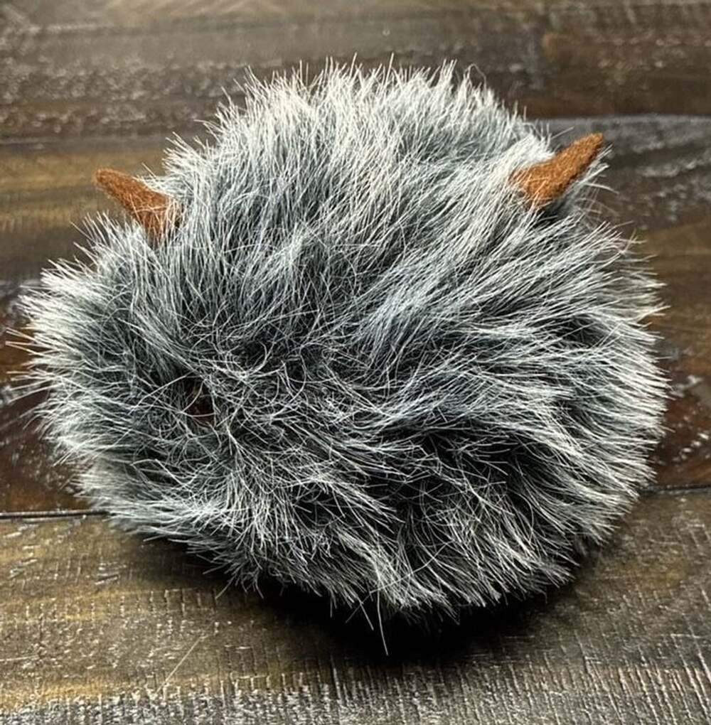 Thistle Products Wild Hairy Haggis Scottish Souvenir Plush Toy Gray